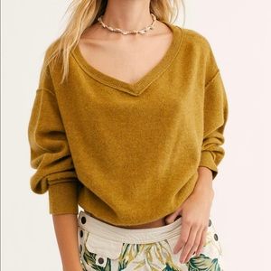 FP Love Like This Black Cashmere Sweater M